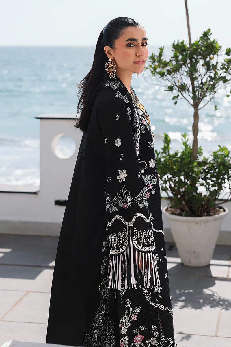 3pc Embroidered lawn Qalamkar QL-309