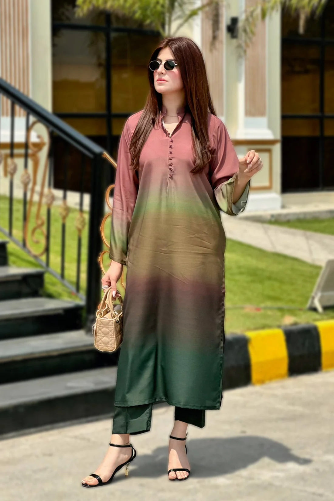2PCS LULUSAR Silk Digital Printed Winter Collection ULM-878