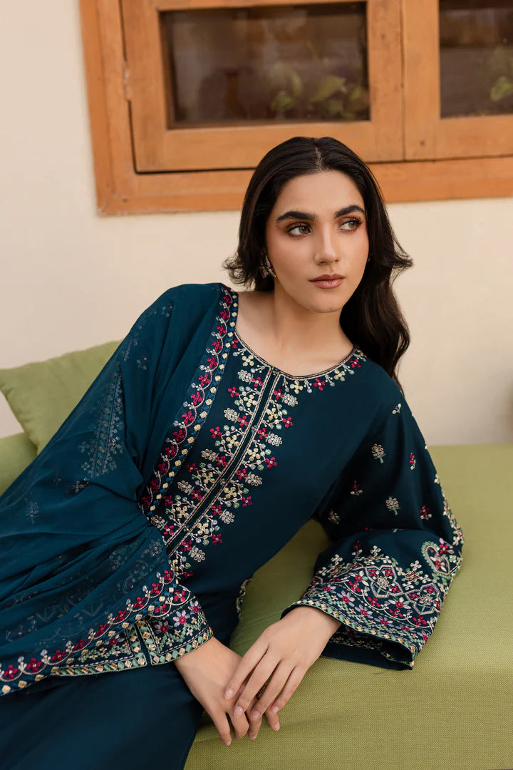3PCS Sapphire Embroidered Lawn Collection BULM- SP-29