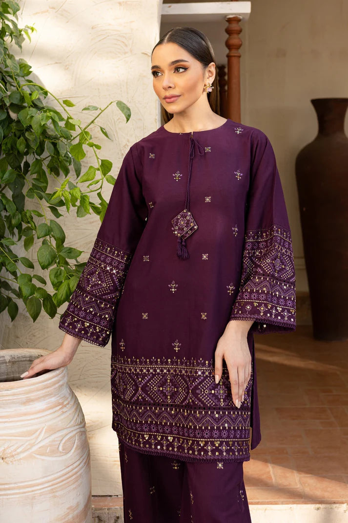 2PCS Dhanak Embroidered Winter Collection ULM- 3163