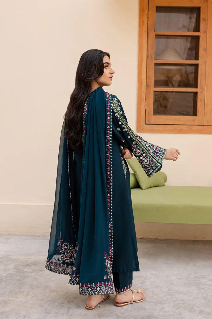 3PCS Sapphire Embroidered Lawn Collection BULM- SP-29