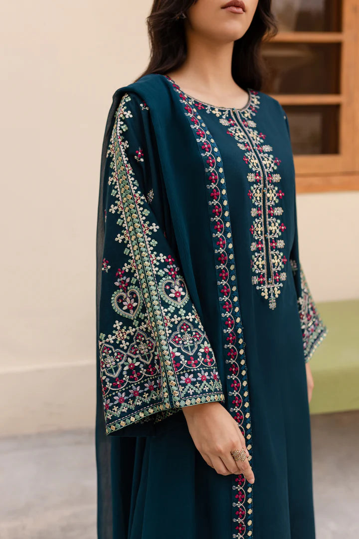 3PCS Sapphire Embroidered Lawn Collection BULM- SP-29