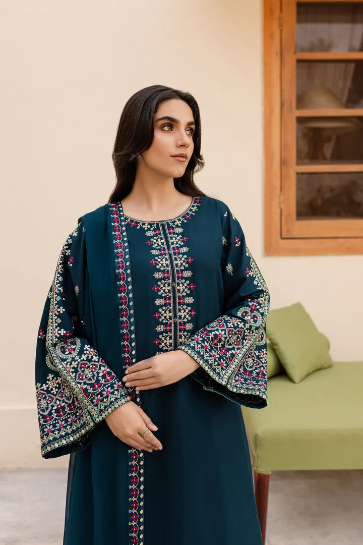 3PCS Sapphire Embroidered Lawn Collection BULM- SP-29