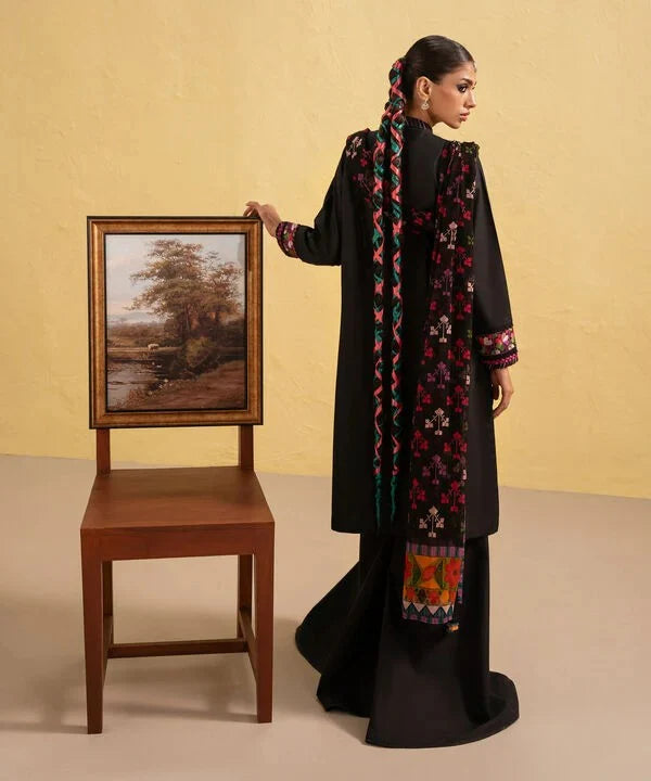 A+ 3PCS sapphire Embroidered Dhanak Winter Collection D-69