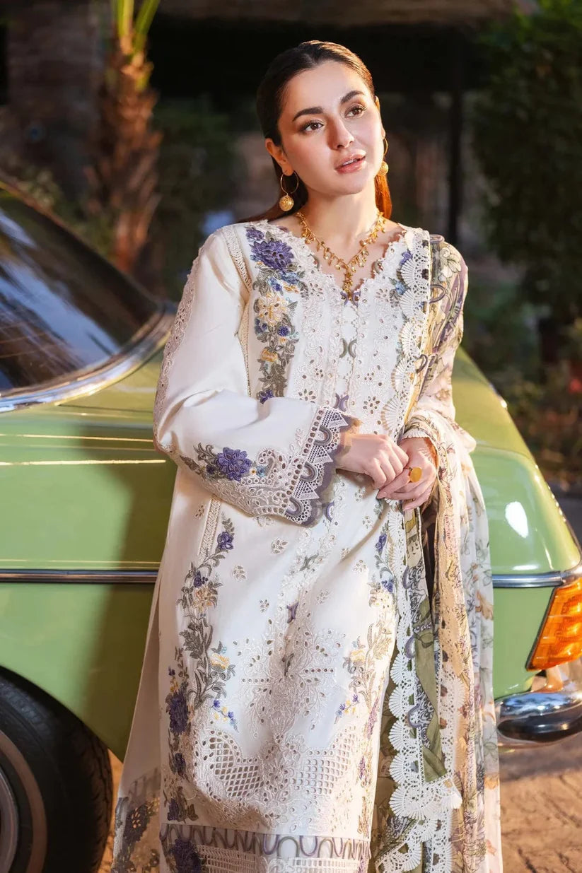 3PCS Sapphire Embroidered Lawn Collection QL-1030