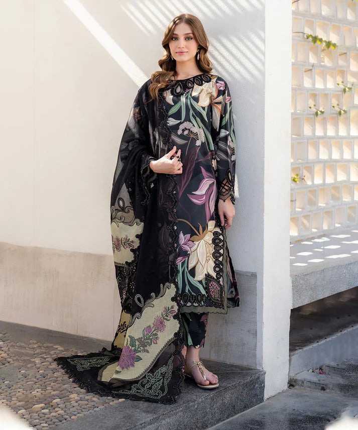3PCS Karandi- Digital Printed Shirt with Karandi Digital Printed Dupatta Winter Collection ULM-1713