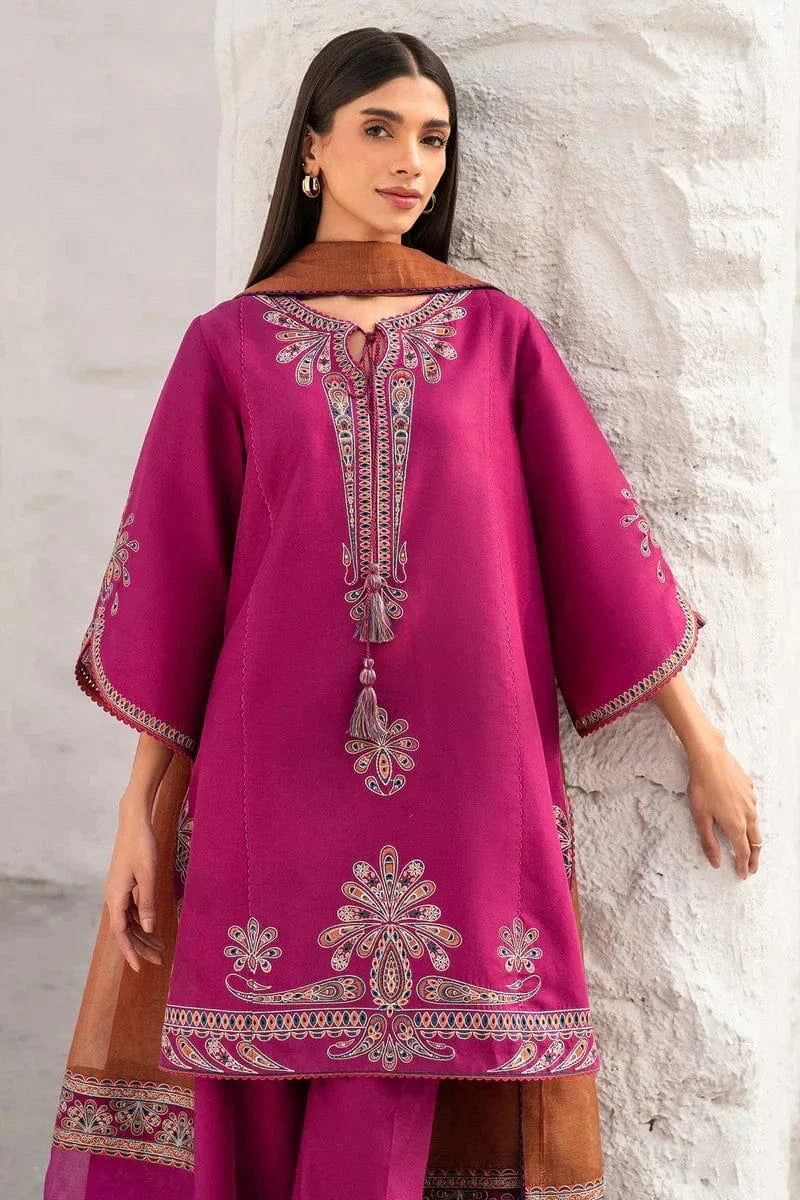 3PCS Sapphire Embroidered lawn Collection LM-31