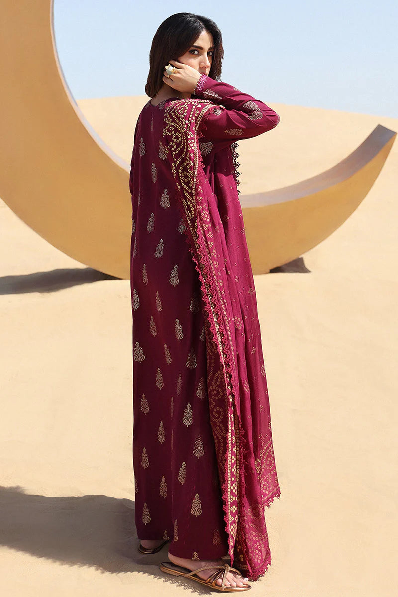 3PCS Sapphire Embroidered Lawn Collection- BULM -SP-32