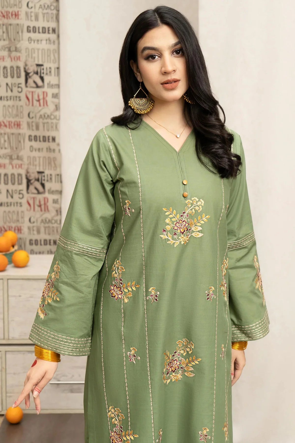 3PCS Urge Embroidered Winter Collection URW-721