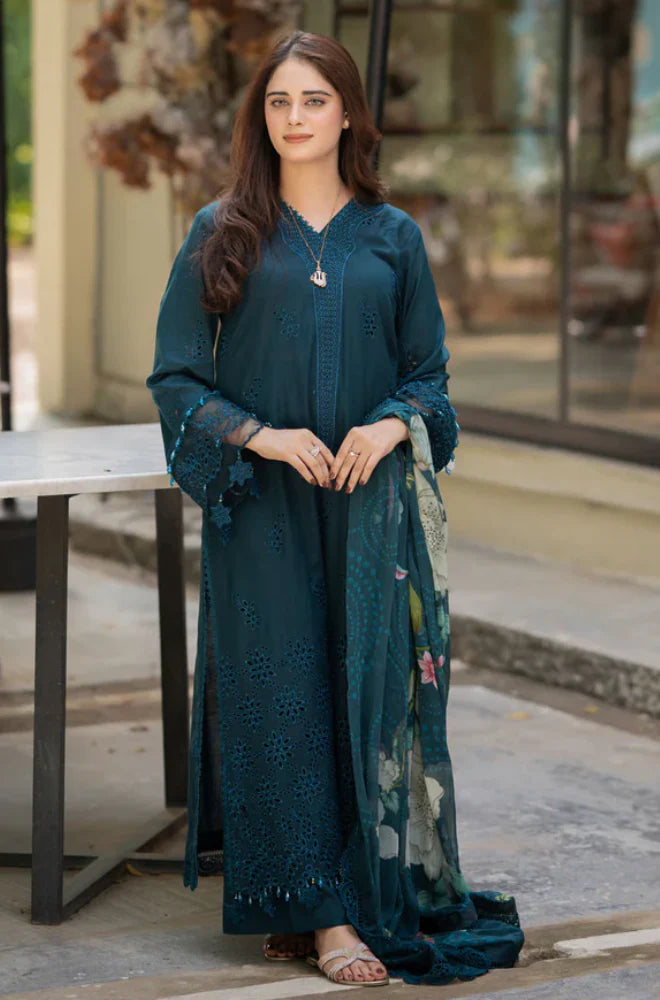 3PCS Zarashahjahan Embroidered Lawn Collection Coco-49