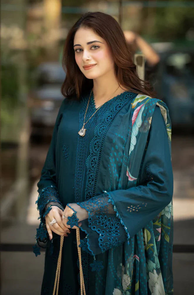 3PCS Zarashahjahan Embroidered Lawn Collection Coco-49