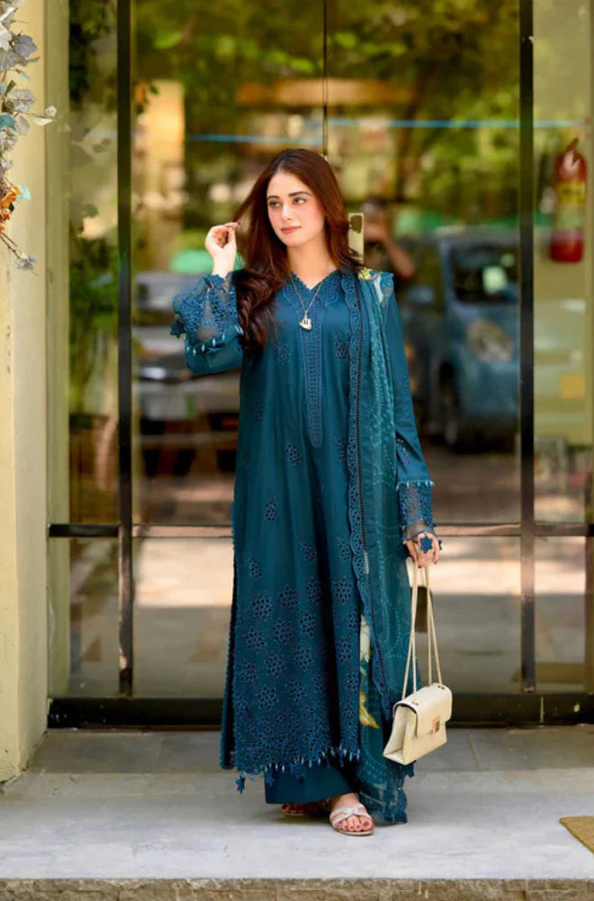 3PCS Zarashahjahan Embroidered Lawn Collection Coco-49