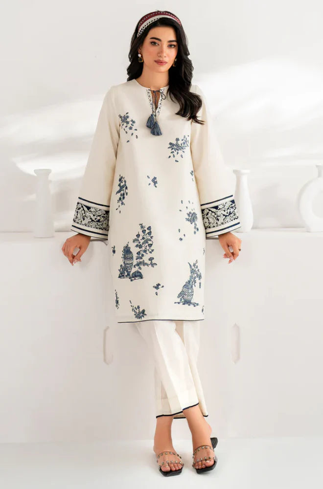 Jazmine - 3PC Dhanak Embroidered Suit Winter Collecrion Volume 3 - LM 0154