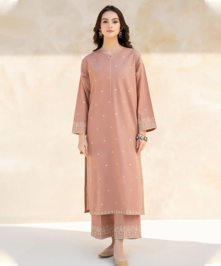 2PCS Dhanak- Embroidered- Winter Collection ULM-3295