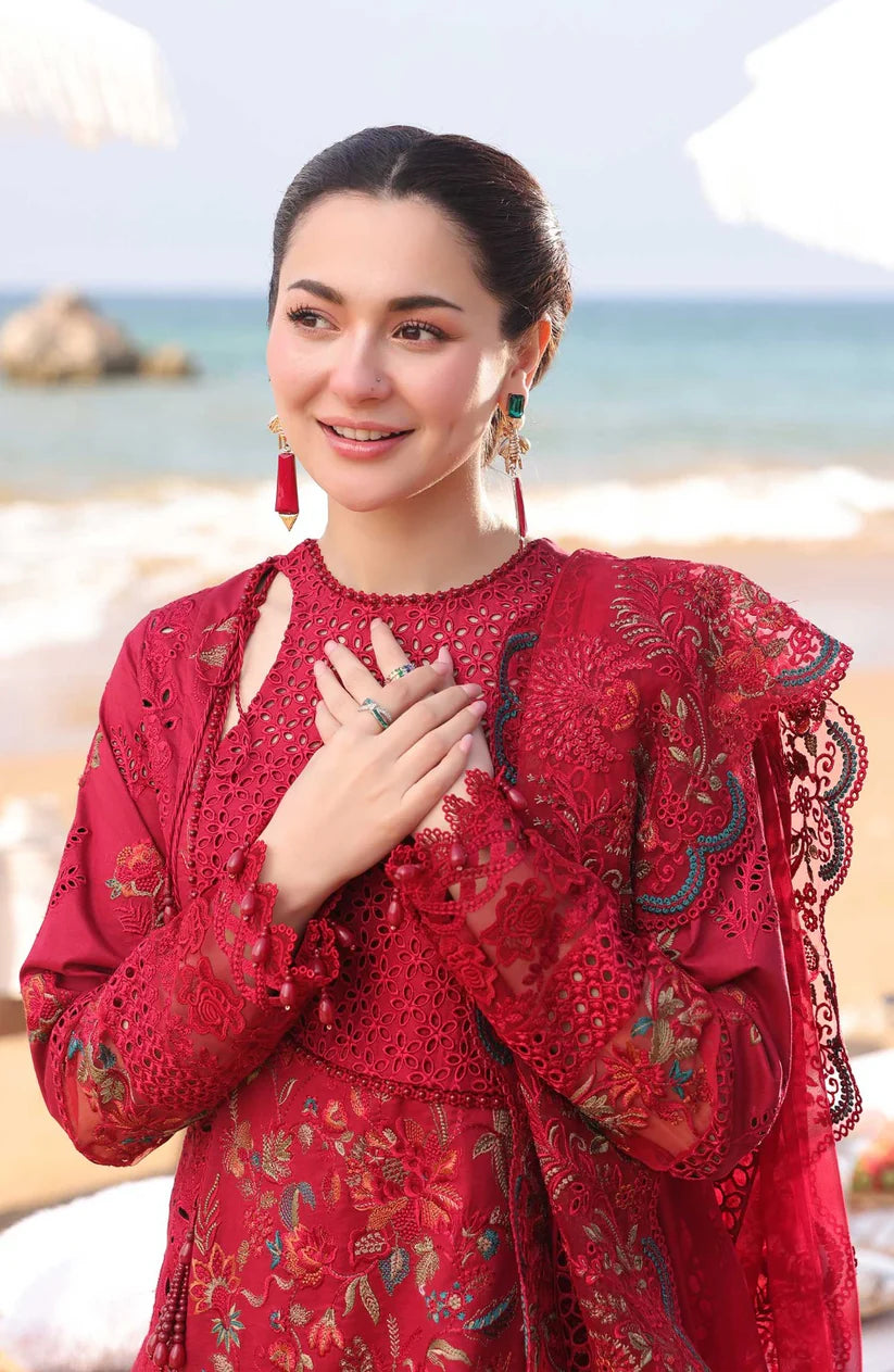 A+ 3PCS Imrozia Embroidered Dhanak Winter Collection D-60
