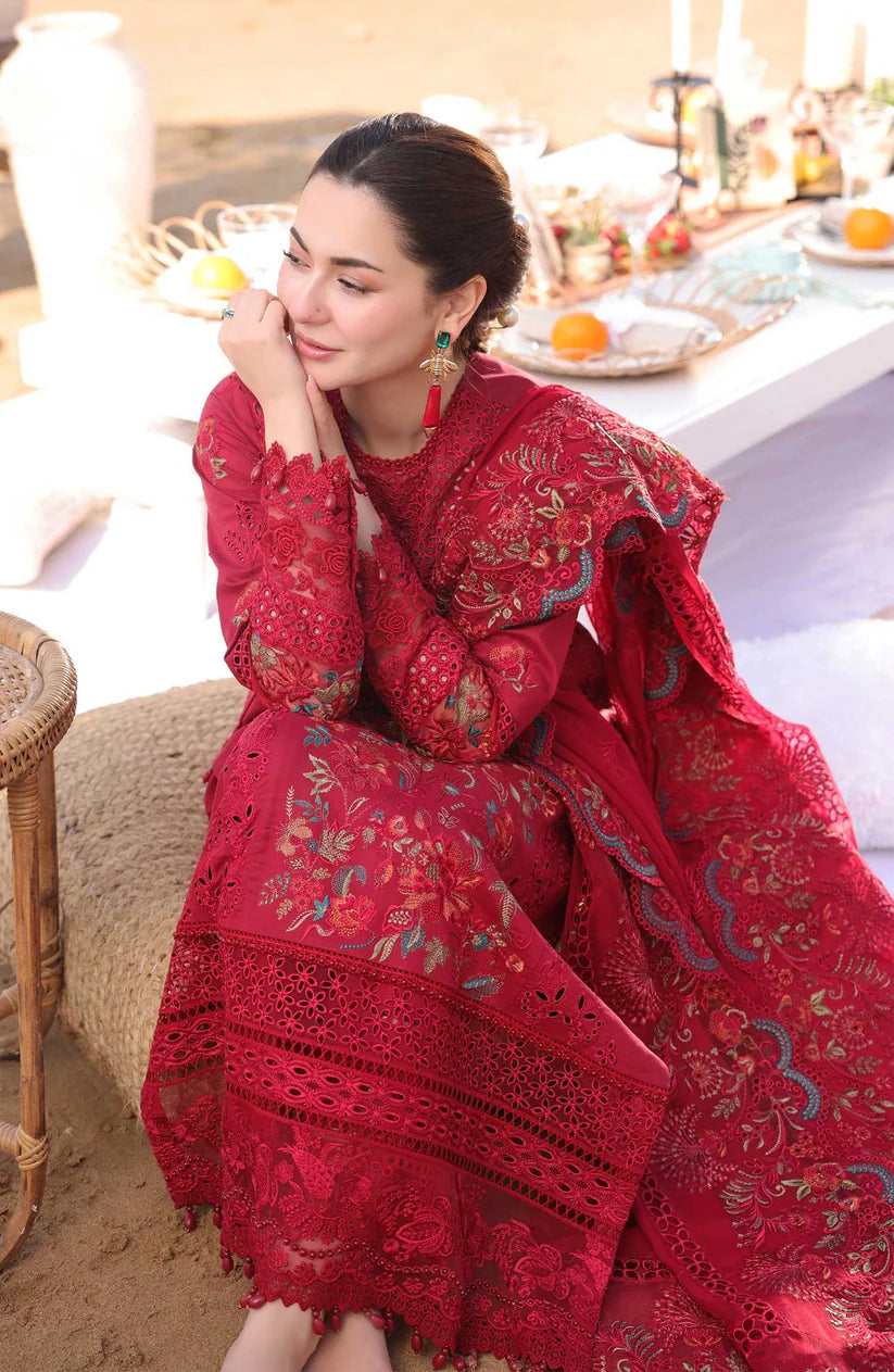 A+ 3PCS Imrozia Embroidered Dhanak Winter Collection D-60