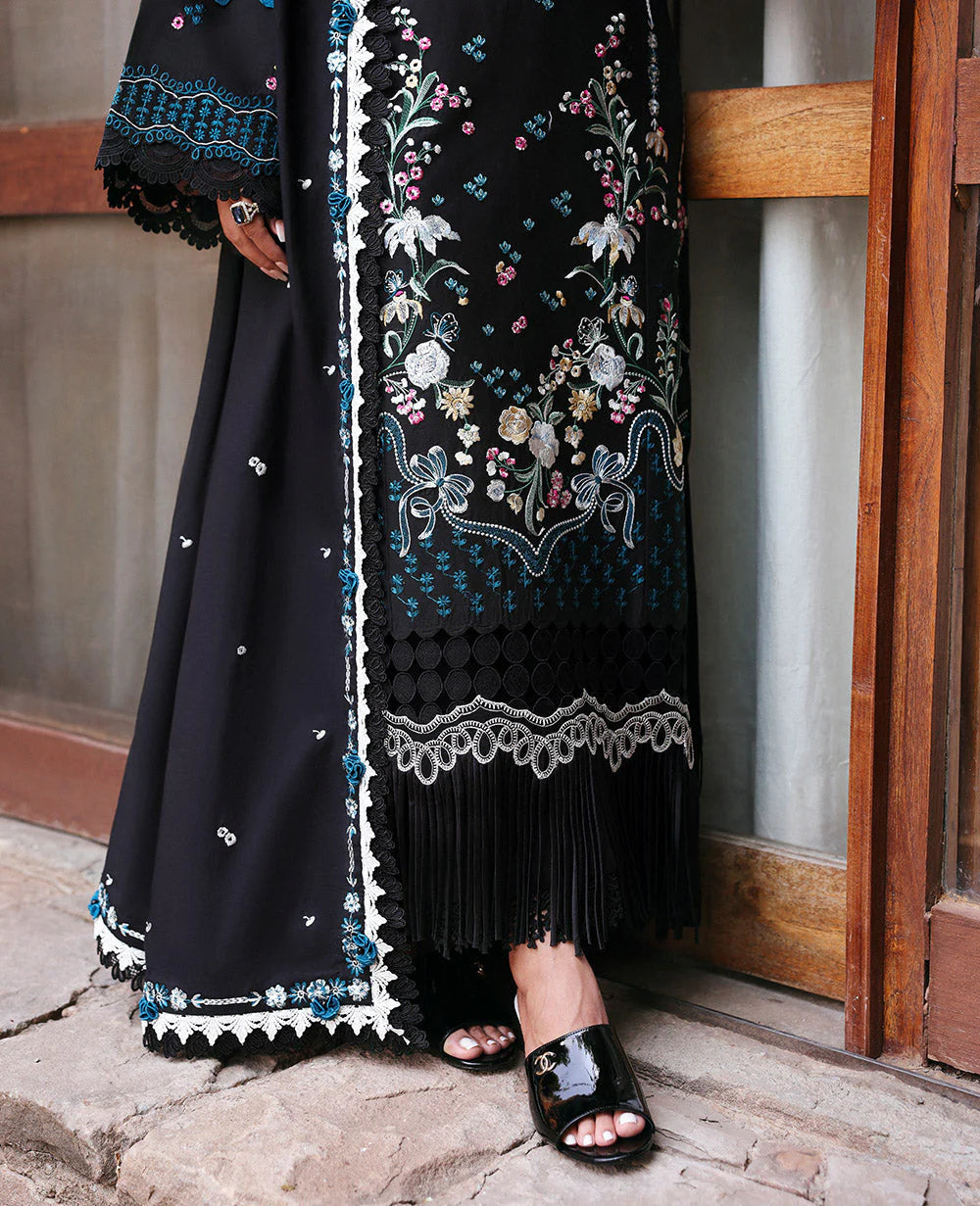 A+ 3PCS Dhanak-Embroidered Shirt with Dhanak Embroidered Dupatta Winter Collection ULM-3345