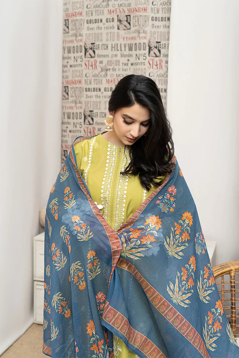 3PCS Urge Embroidered Lawn Collection BULM-UR-720