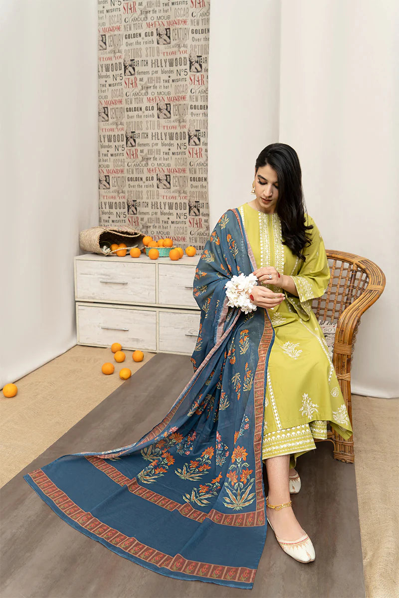 3PCS Urge Embroidered Lawn Collection BULM-UR-720