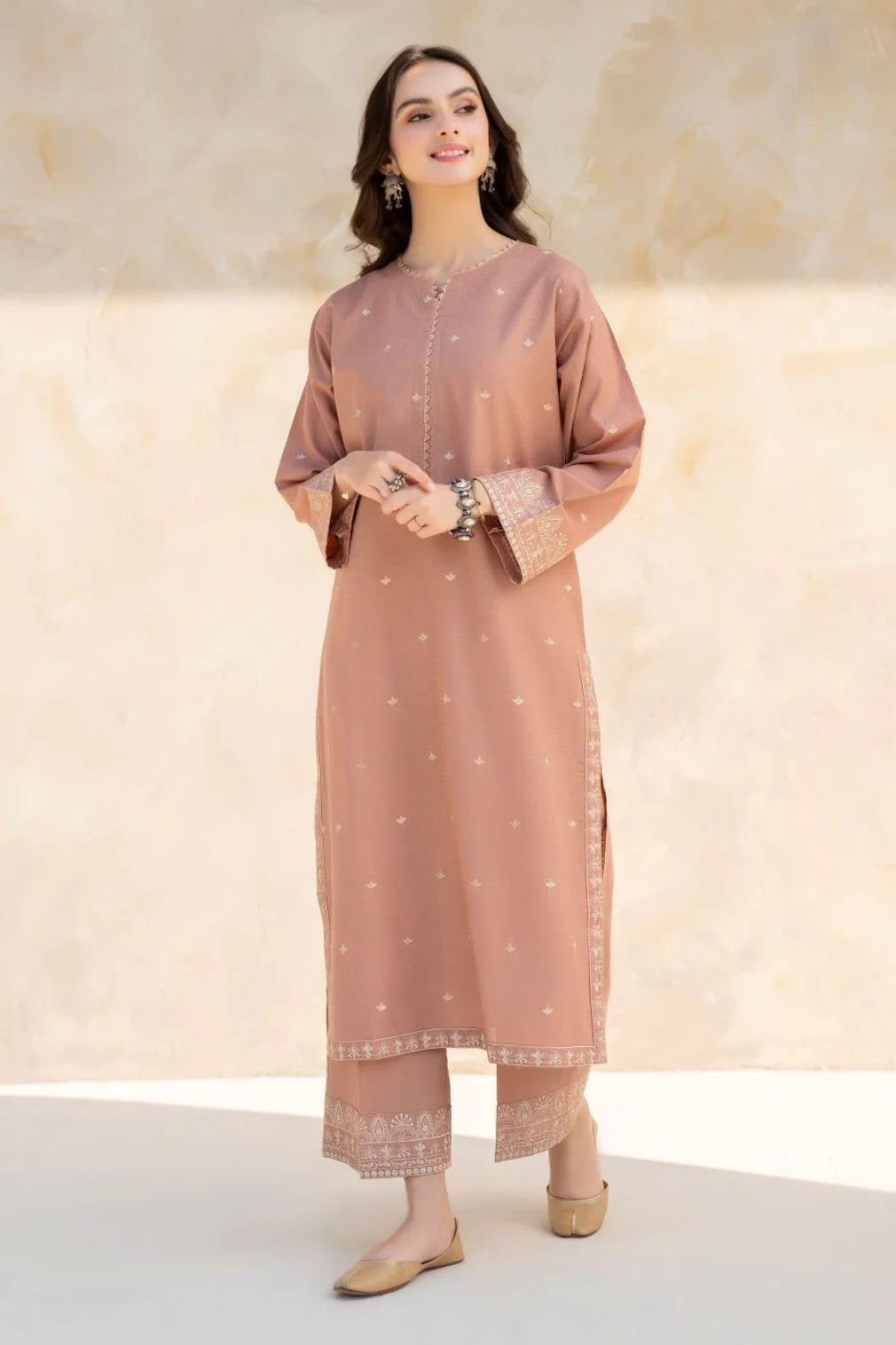 2PCS Dhanak- Embroidered- Winter Collection ULM-3295