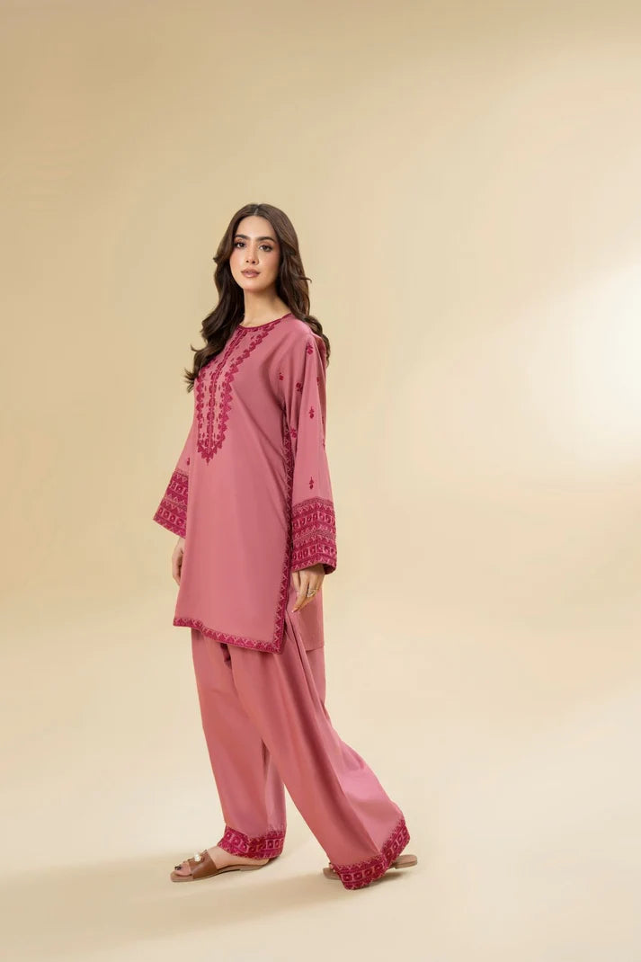 2PCS Dhanak-Embroidered Winter Collection ULM-3468