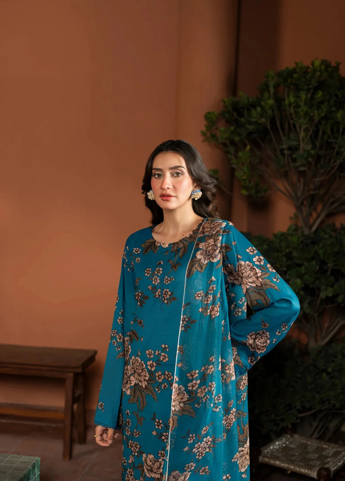 3PCS Printed Airjet Shamoz Silk Winter Collection fcc-156