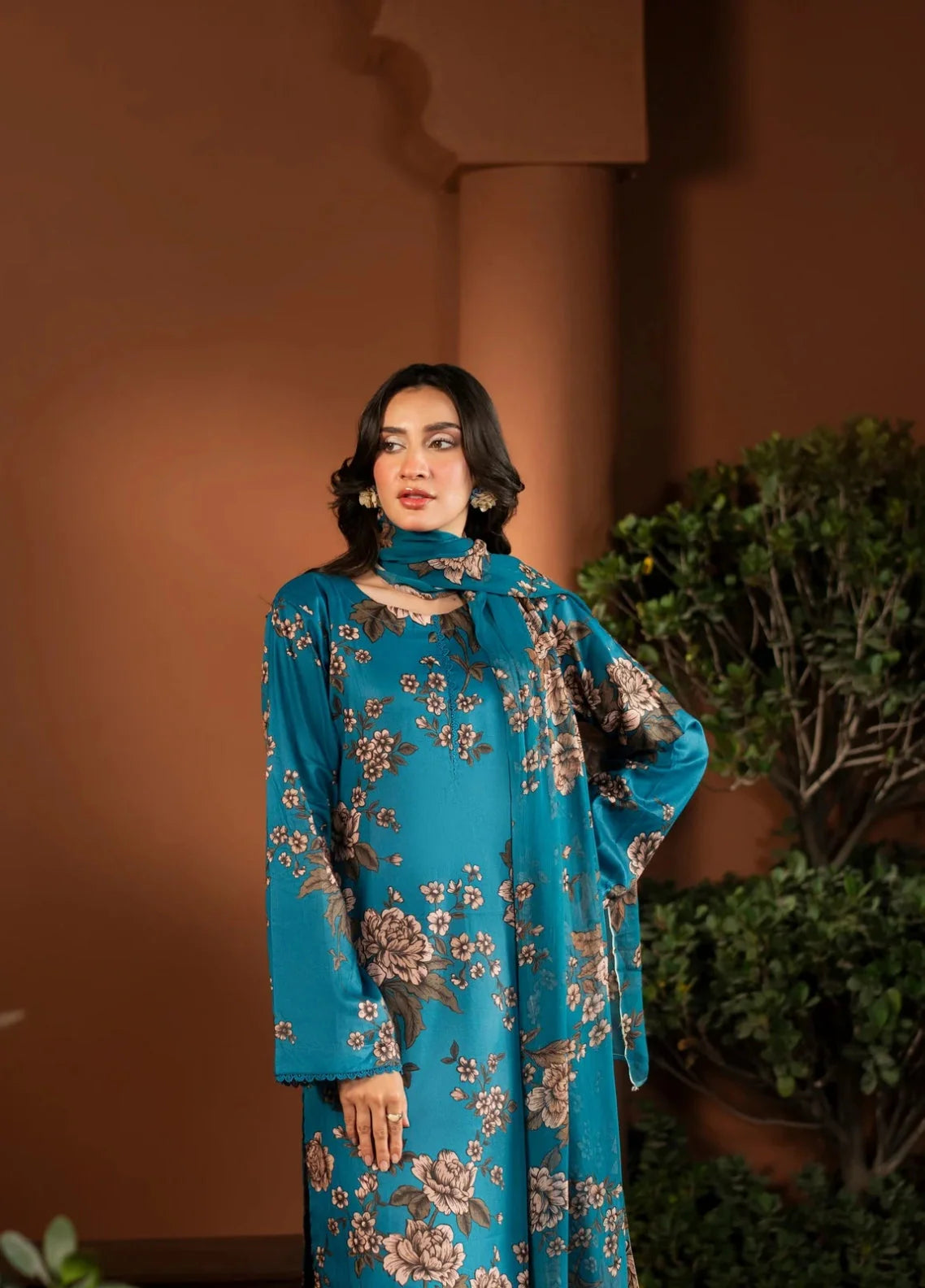 3PCS Printed Airjet Shamoz Silk Winter Collection fcc-156