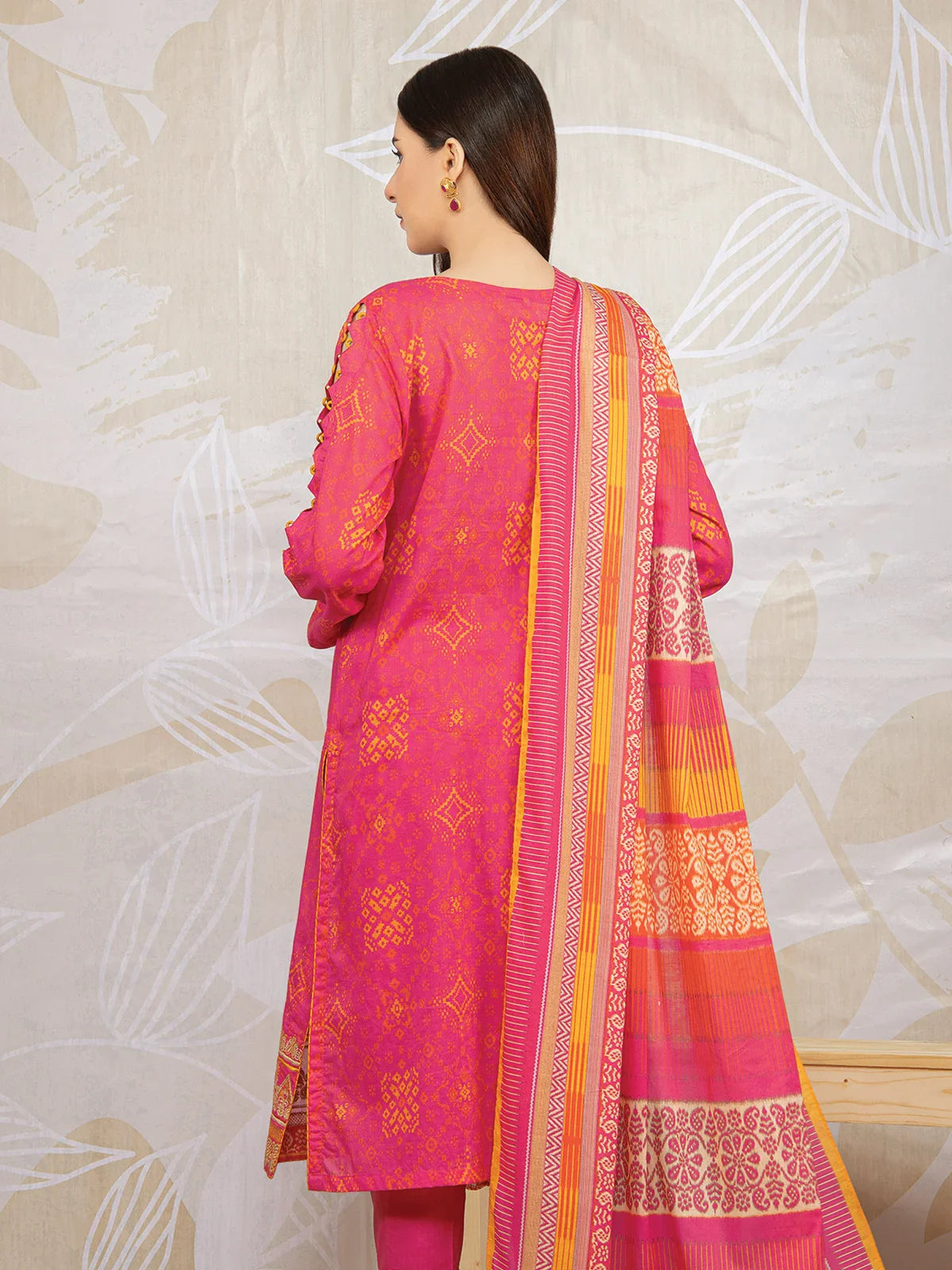 3PCS Edenrobe Printed Lawn Collection D-718