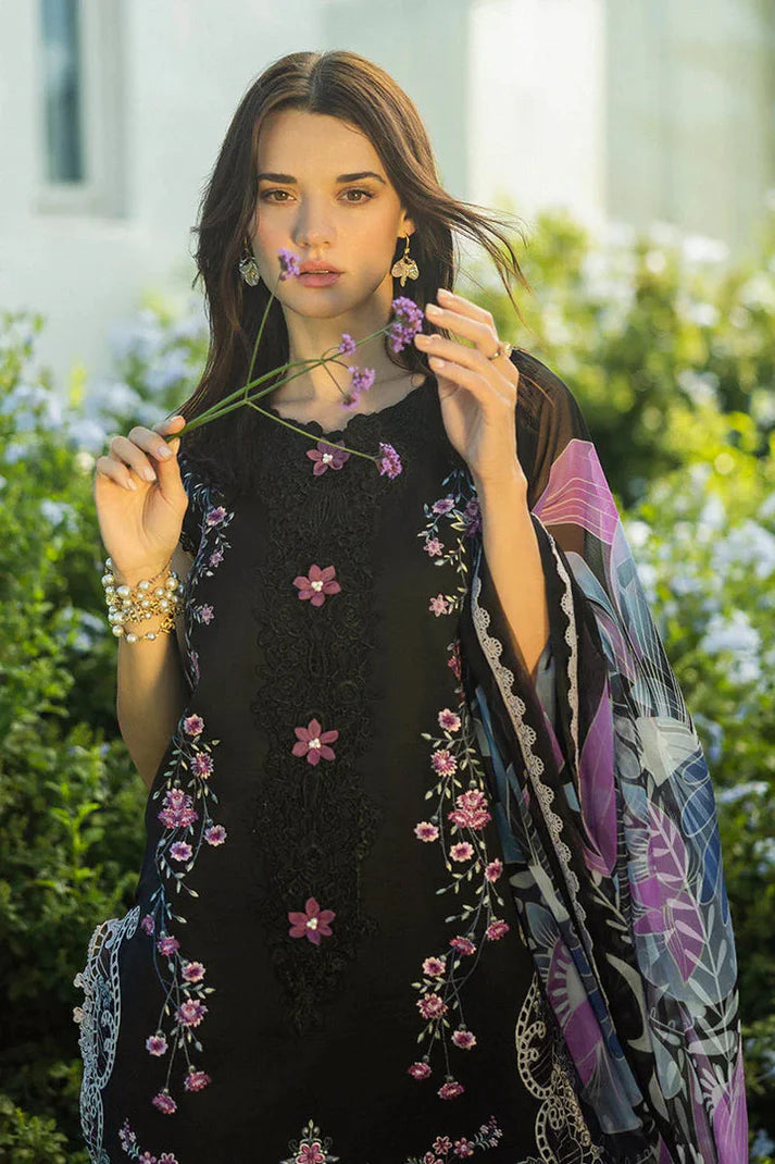 3PCS Dhanak Embroidered Shirt with Digital Printed Wool Shawl Winter Collection BULM-3355