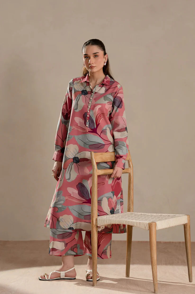 2PCS Printed Airjet Viscous Silk Winter Collection fcc-730