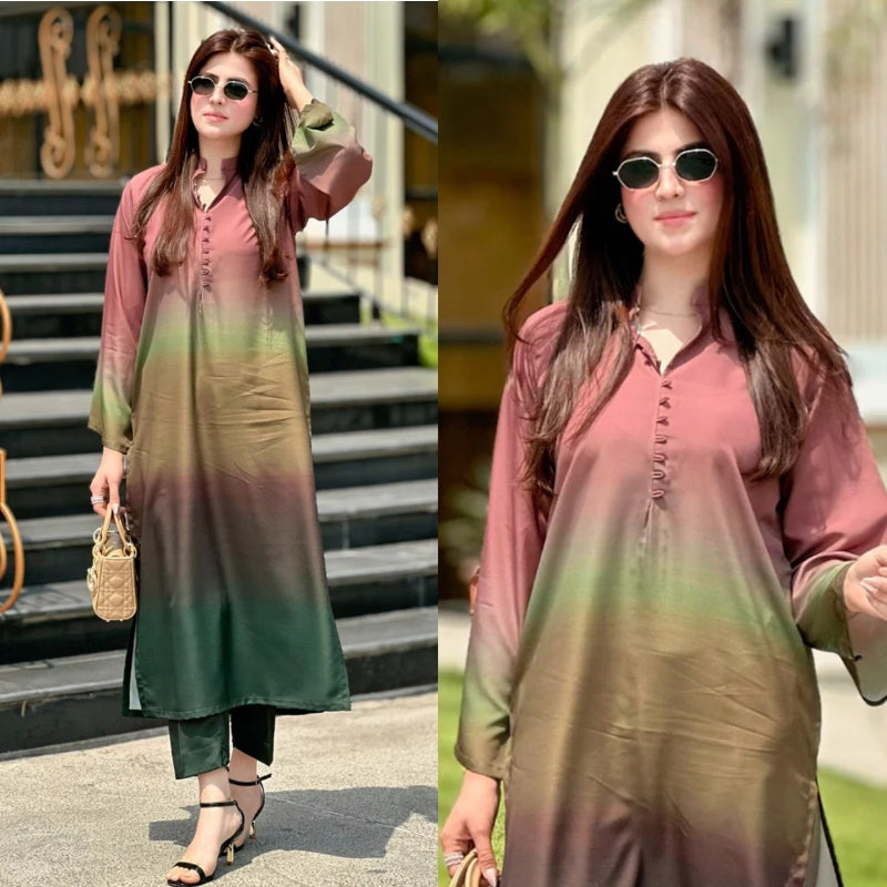 2PCS LULUSAR Silk Digital Printed Winter Collection ULM-878