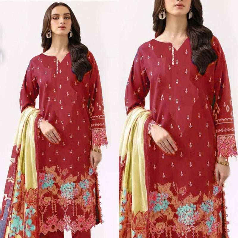 3PCS Jazmin Lawn Collection (D#993-A)