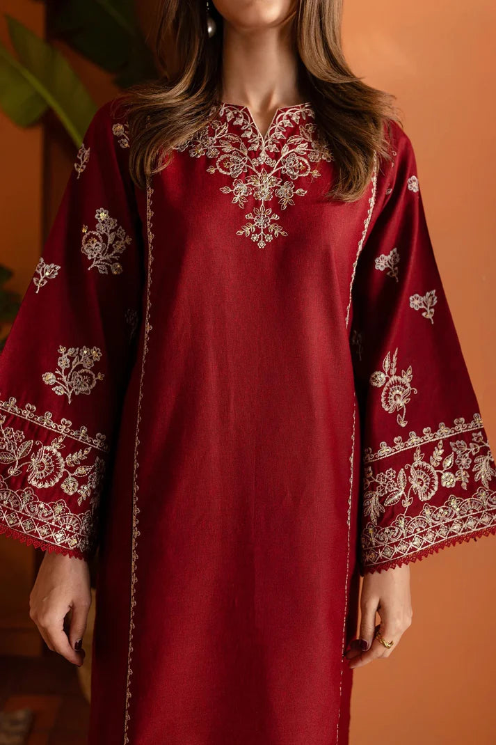 2PCS Dhanak Embroidered Winter Collection ULM-6003