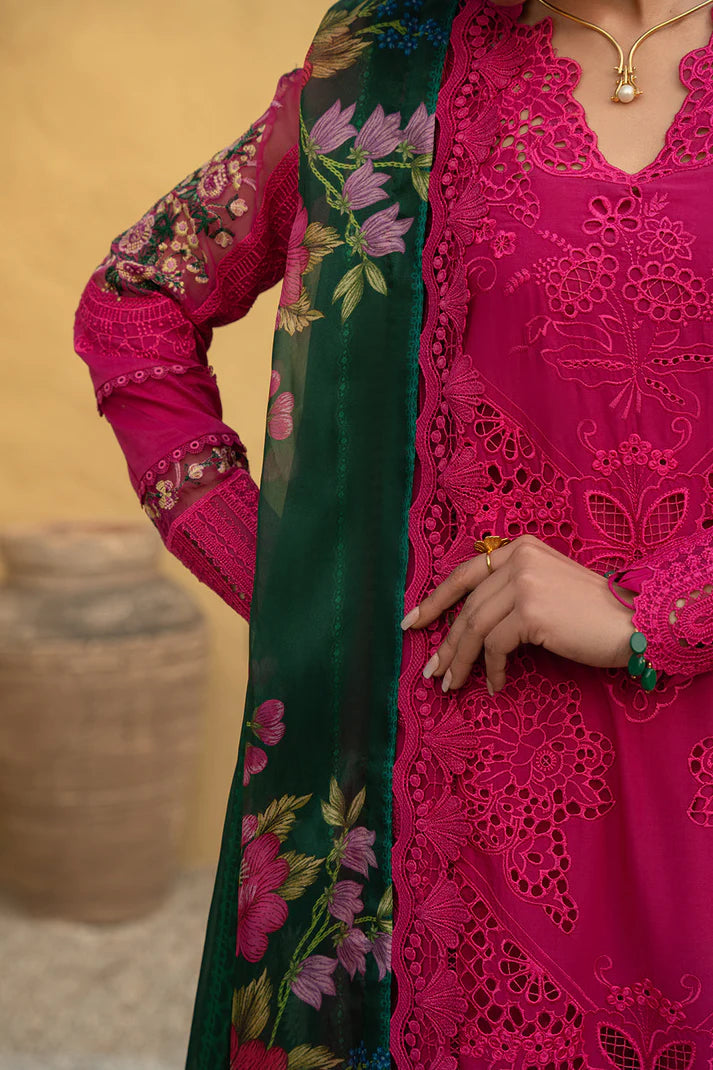 3PCS Dhanak- Embroidered Shirt with Digital Printed Wool Shawl Winter Collection BULM-3408