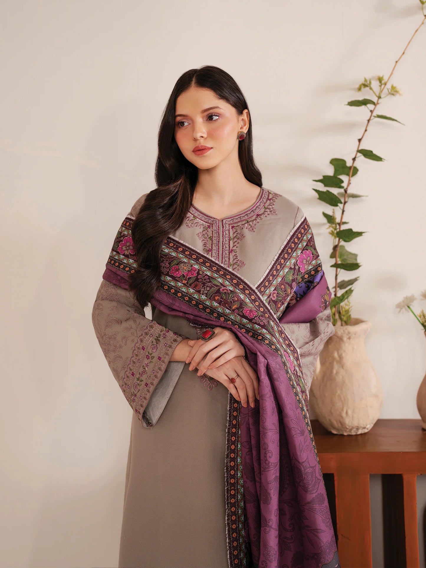 3PCS Sapphire Embroidered Lawn Collection SP-34