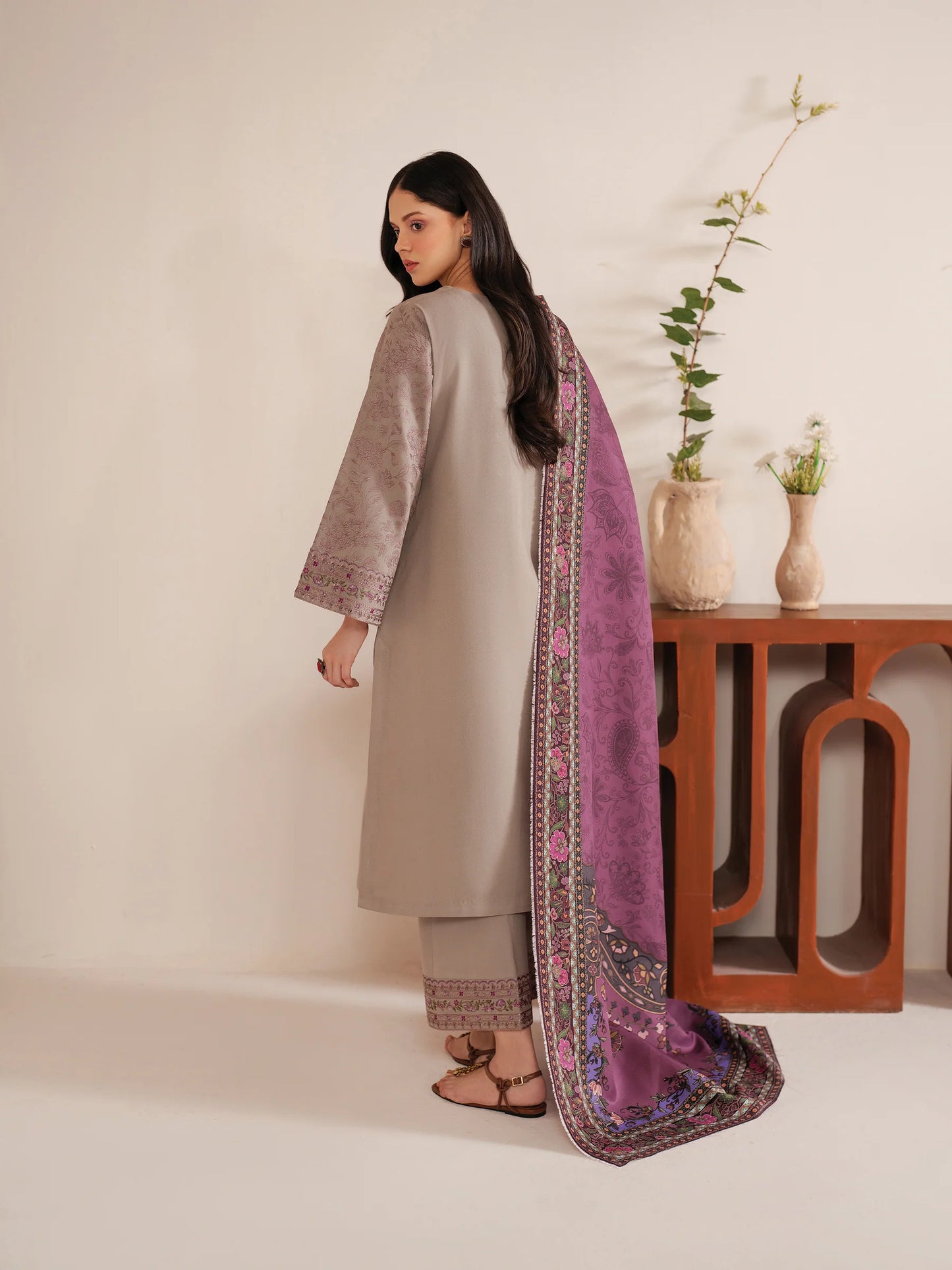 3PCS Sapphire Embroidered Lawn Collection SP-34