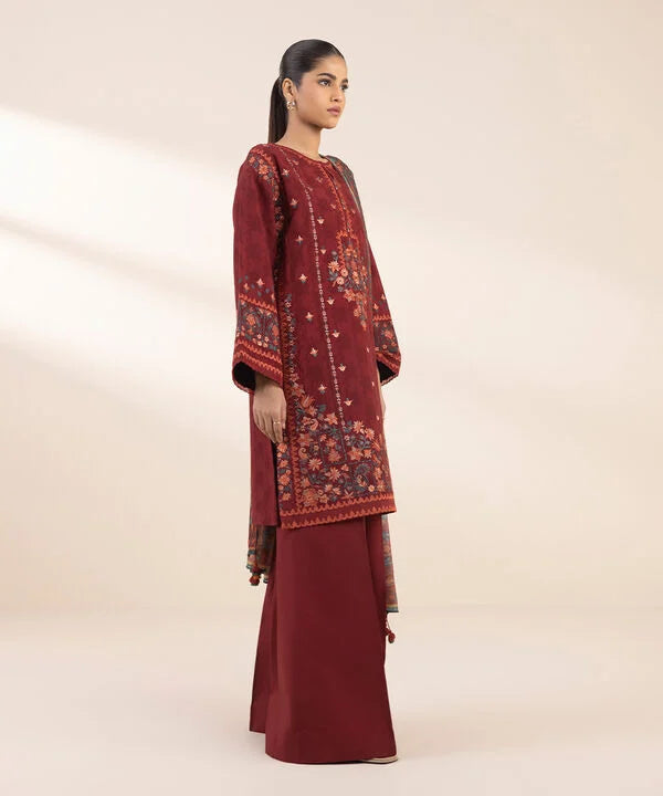 3PCS Sapphire Dhank Embroidered Winter Collection SP-715
