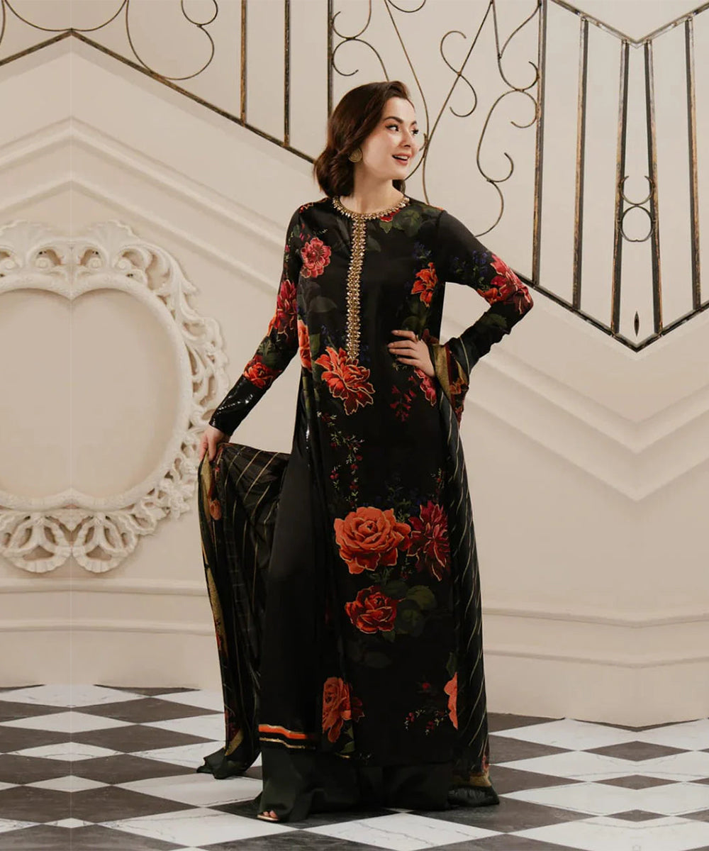 3PCS LULUSAR Silk Digital Printed Winter Collection ULM-861