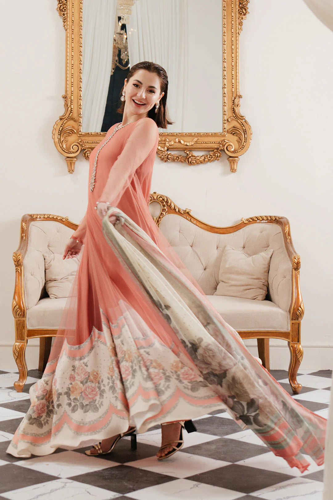 3PCS LULUSAR Silk Digital Printed Winter Collection ULM-875