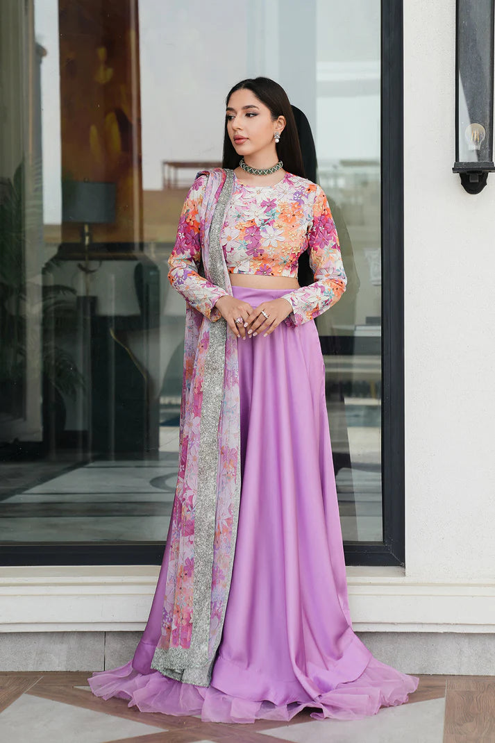 3PCS LULUSAR Silk Digital Printed Winter Collection ULM-872