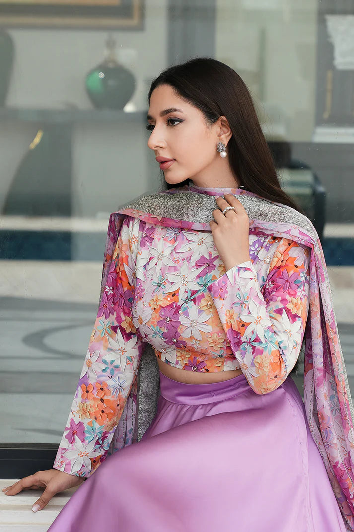 3PCS LULUSAR Silk Digital Printed Winter Collection ULM-872