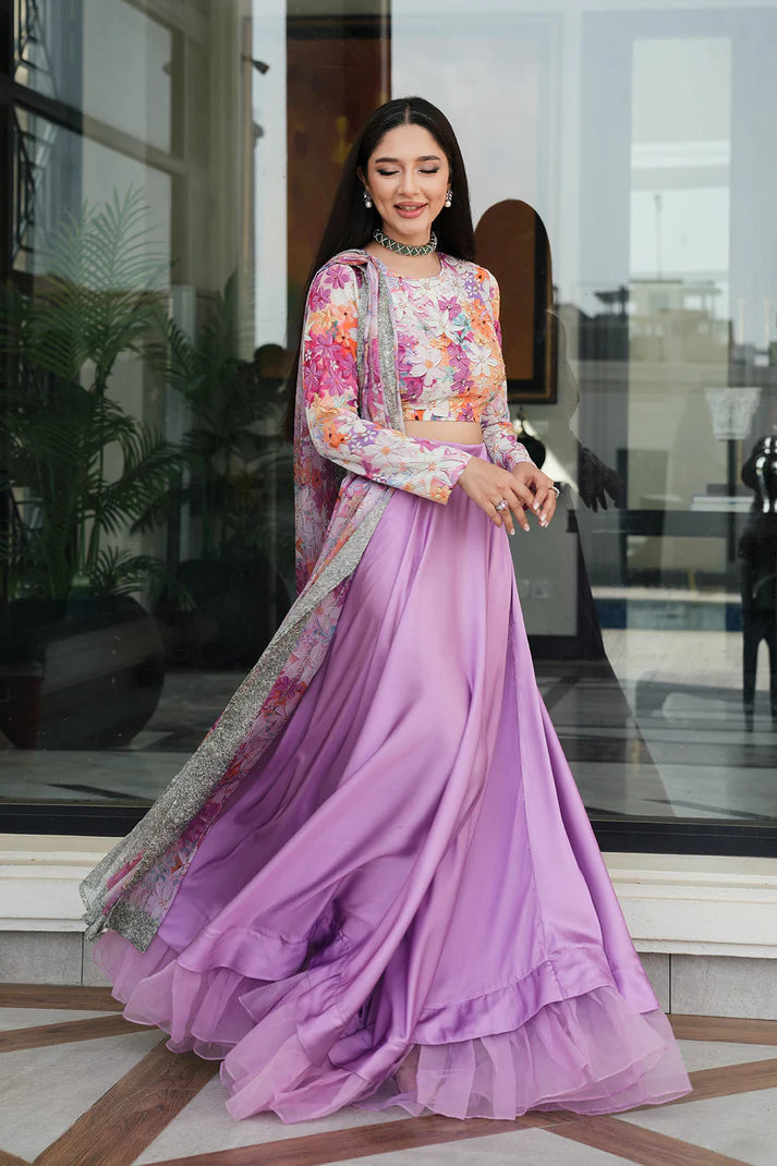 3PCS LULUSAR Silk Digital Printed Winter Collection ULM-872