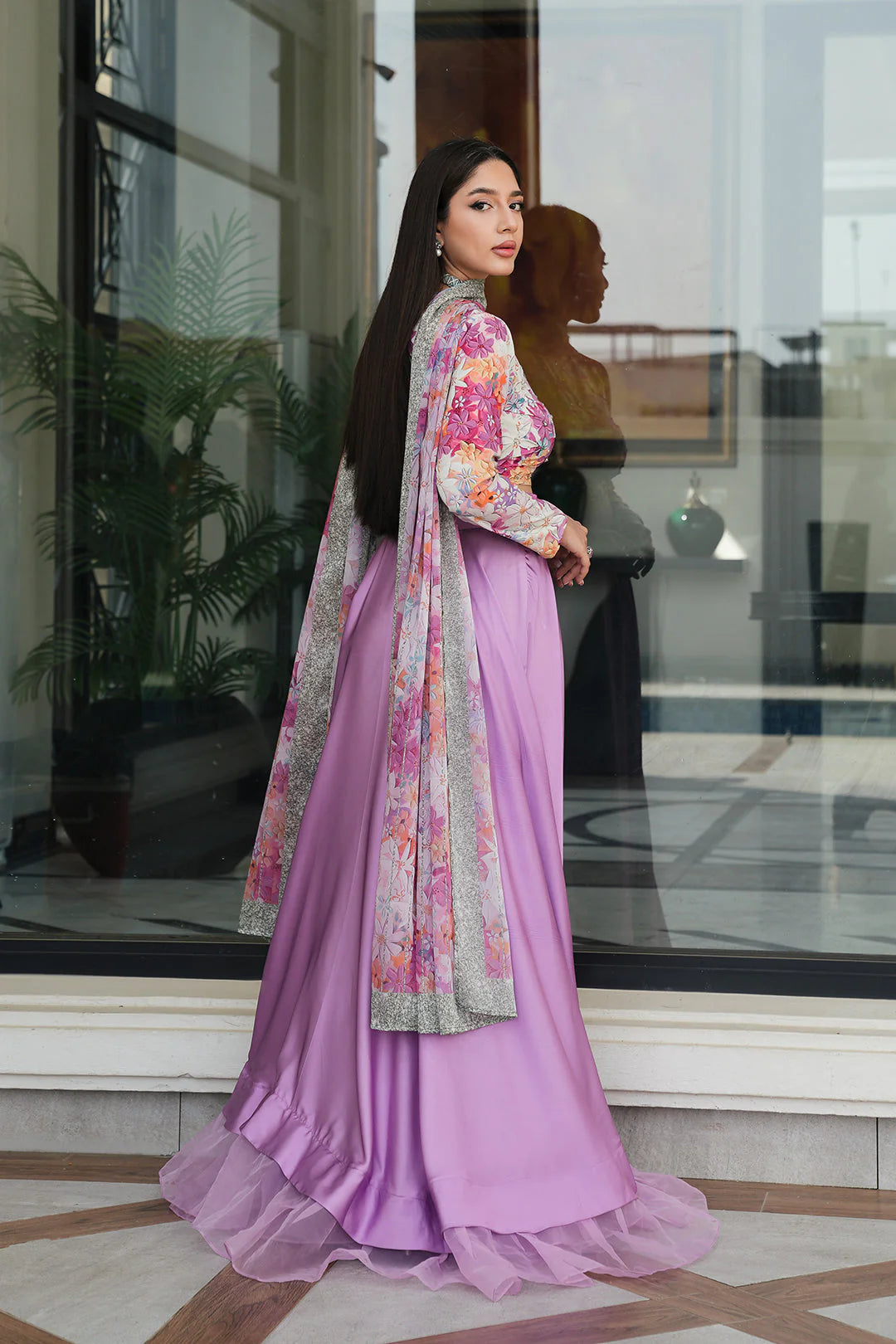 3PCS LULUSAR Silk Digital Printed Winter Collection ULM-872