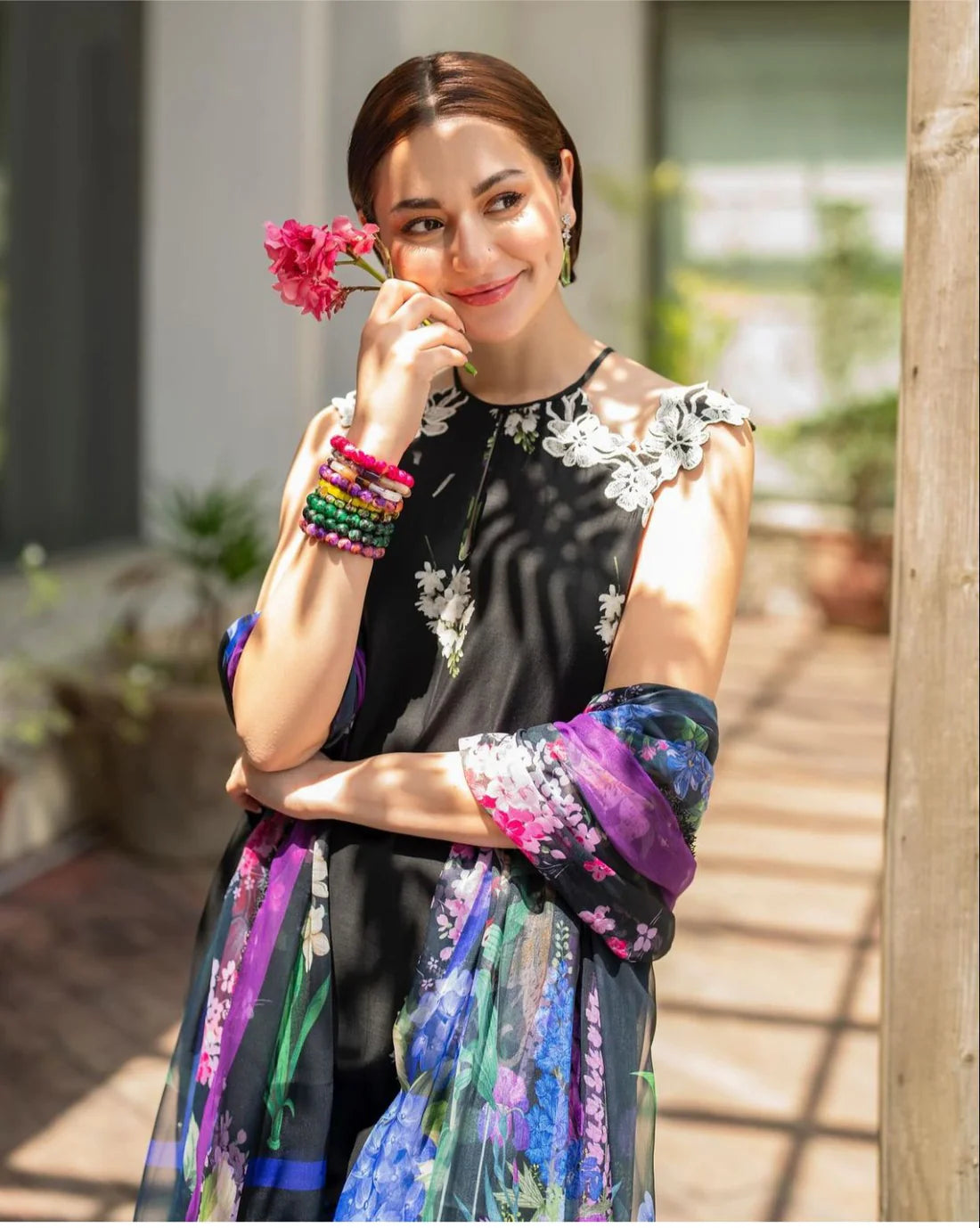 A+ 3PCS KARANDI PRINTED SHIRT WITH KARANDI PRINTED DUAPTTA AND TROUSER Winter Collection ULM-3435