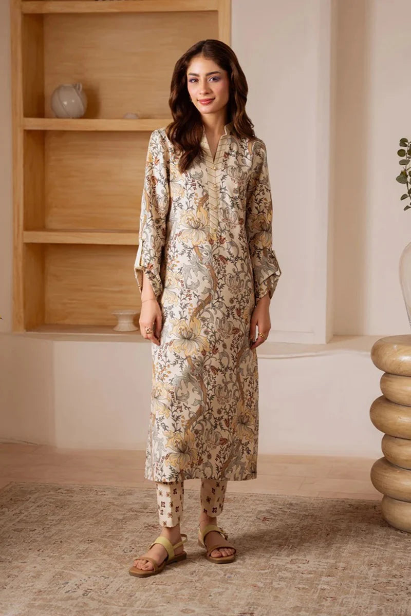 2PCS Printed Airjet Viscous Silk Winter Collection fcc-731