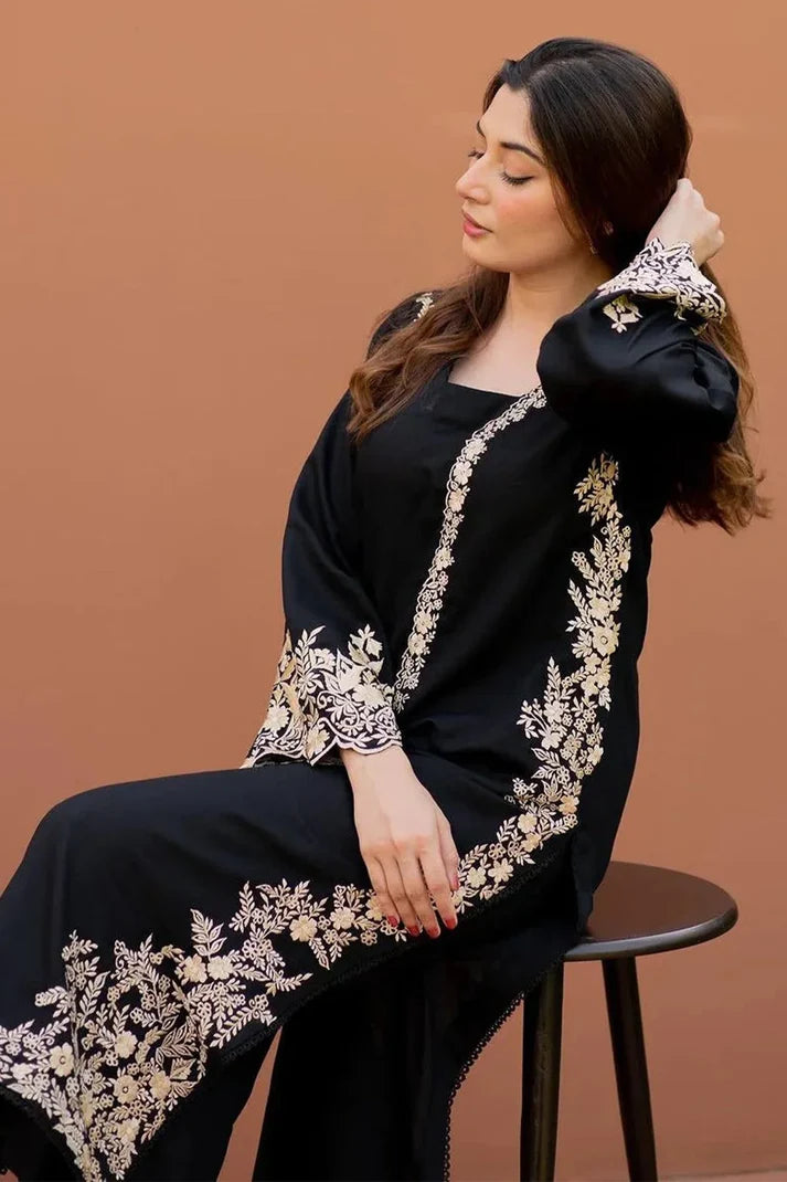 2PCS Dhanak Embroidered Winter Collection ULM-670