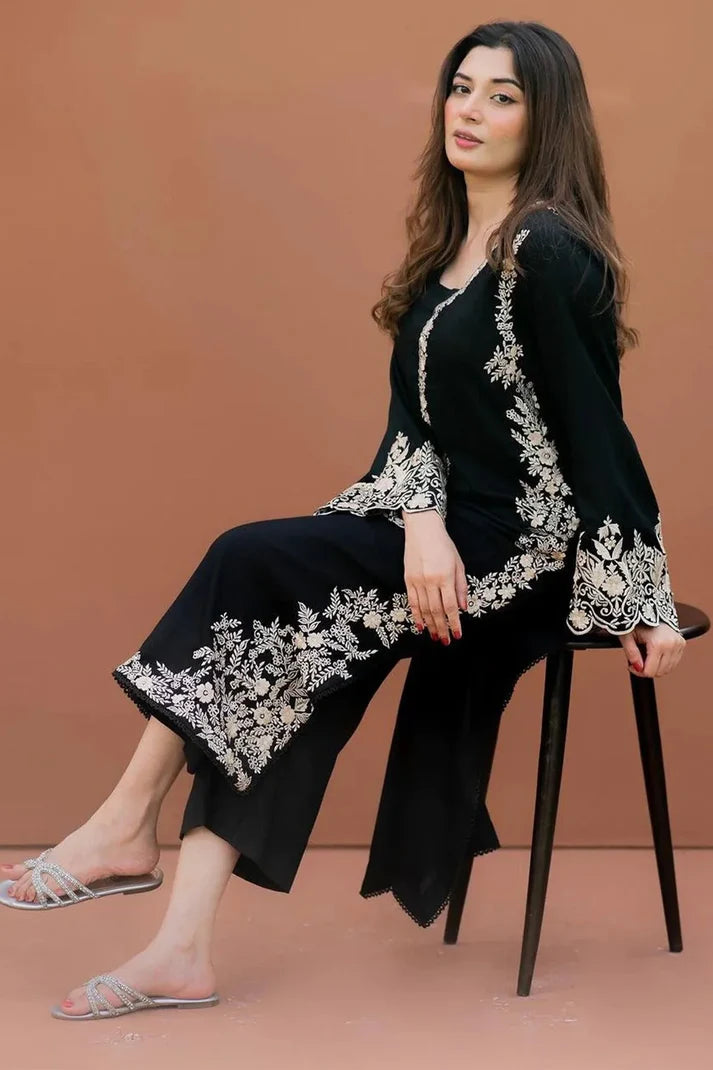 2PCS Dhanak Embroidered Winter Collection ULM-670