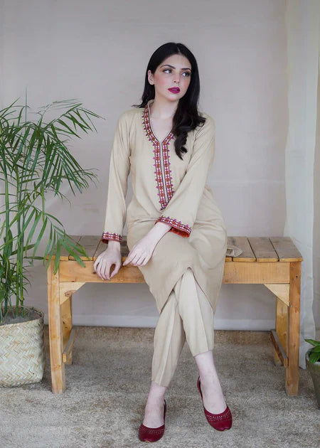 2PCS AISLING Dhanak Embroidered Winter Collection ULM-164
