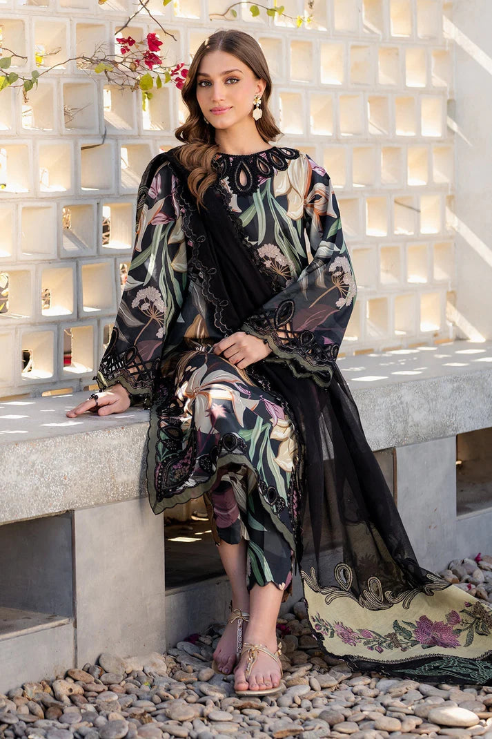 3PCS Karandi- Digital Printed Shirt with Karandi Digital Printed Dupatta Winter Collection ULM-1713