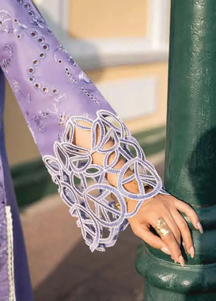 A+ 3PCS Dhanak-Embroidered Shirt with Digital Printed Wool Shawl Winter Collection ULM-362